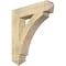 Ekena Millwork Thorton Arts & Crafts Rough Sawn Bracket, Douglas Fir, 6"W x 30"D x 34"H BKT06X30X34THR03RDF - alternate 1